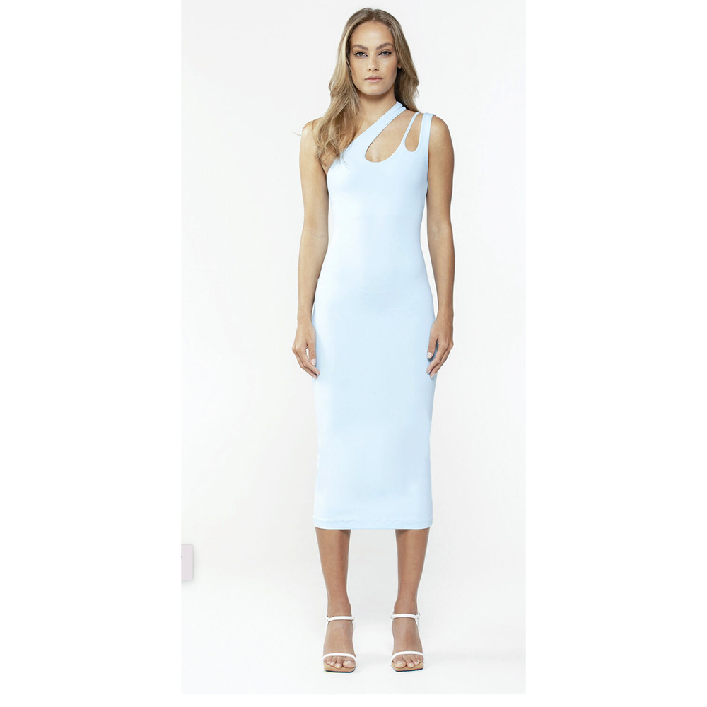 Bardot Light Blue Midi Dress